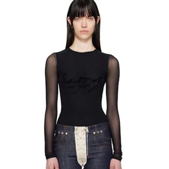 Jean Paul Gaultier Long Sleeve Mesh Shirt - Picture 6 of 6